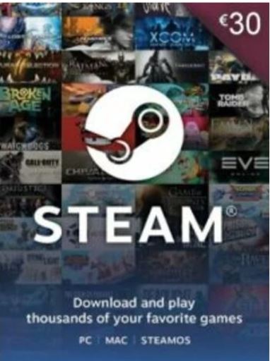 30 EURO Steam Cüzdan Kodu