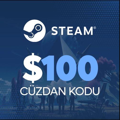 100 USD Steam Cüzdan Kodu