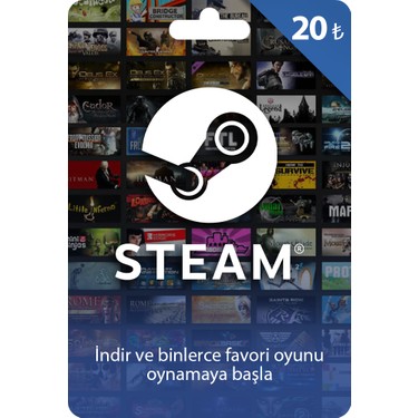 Steam Cüzdan Kodu 20 TL