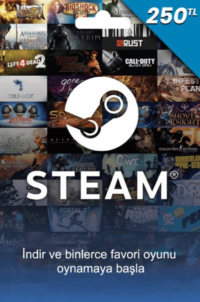 250 TL Steam Cüzdan Kodu